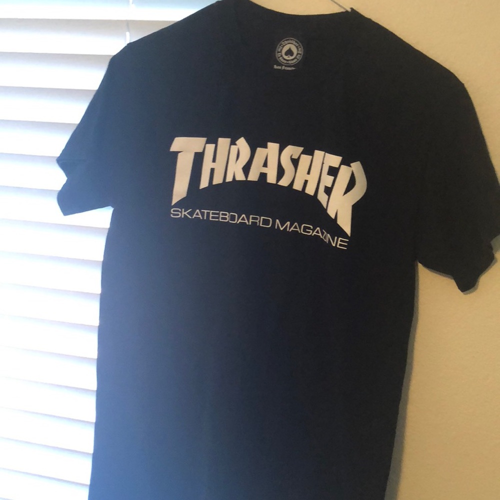 thrasher skate mag black tee